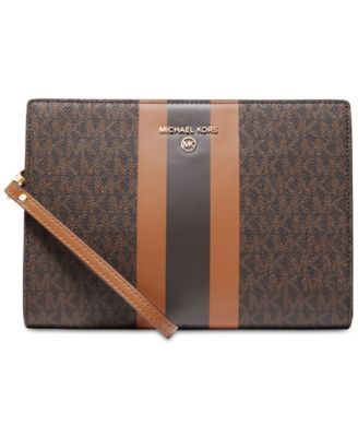 Signature Travel Wristlet Pouch