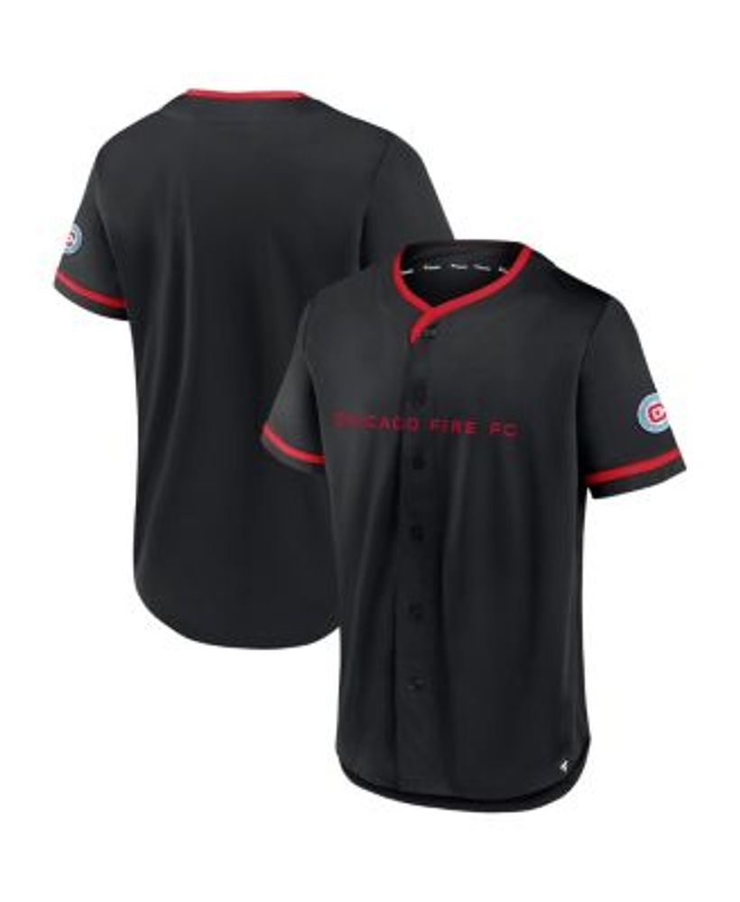 Atlanta United FC Fanatics Branded Ultimate Player Baseball Jersey -  Black/Red