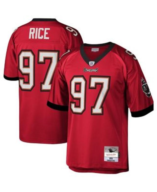 Men's Mitchell & Ness Jerry Rice Scarlet/Gold San Francisco 49ers 1994 Split Legacy Replica Jersey Size: Medium