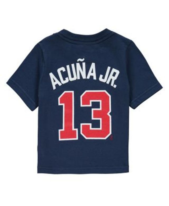 Preschool Nike Ronald Acuna Jr. Navy Atlanta Braves Player Name