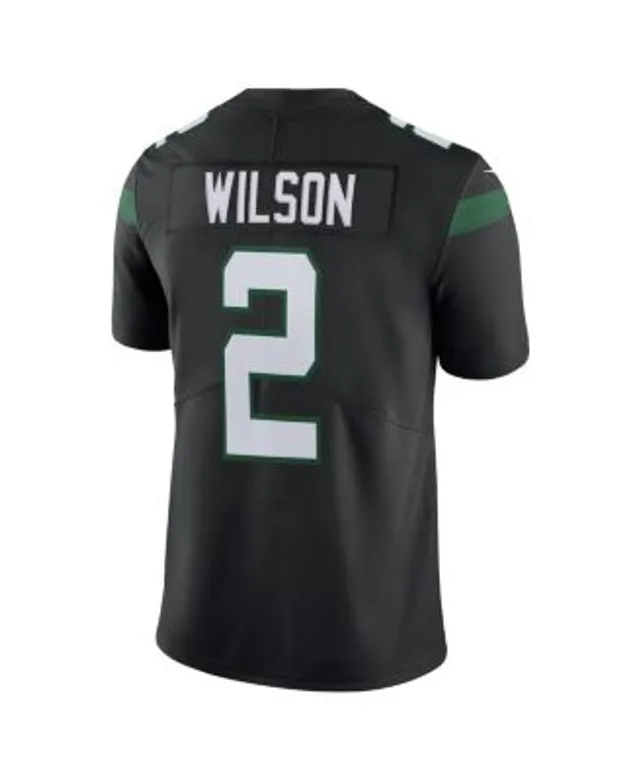 Nike Men's Zach Wilson Stealth Black New York Jets Vapor Limited Jersey