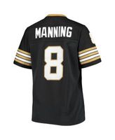 Men's Mitchell & Ness Archie Manning Black New Orleans Saints Legacy Replica Jersey