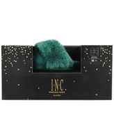 Women's Faux-Fur-Trim Boxed Slippers, Created for Macy's
