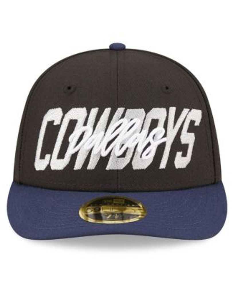 New Era Men's Black, Navy Dallas Cowboys 2022 NFL Draft Low Profile 59Fifty  Fitted Hat