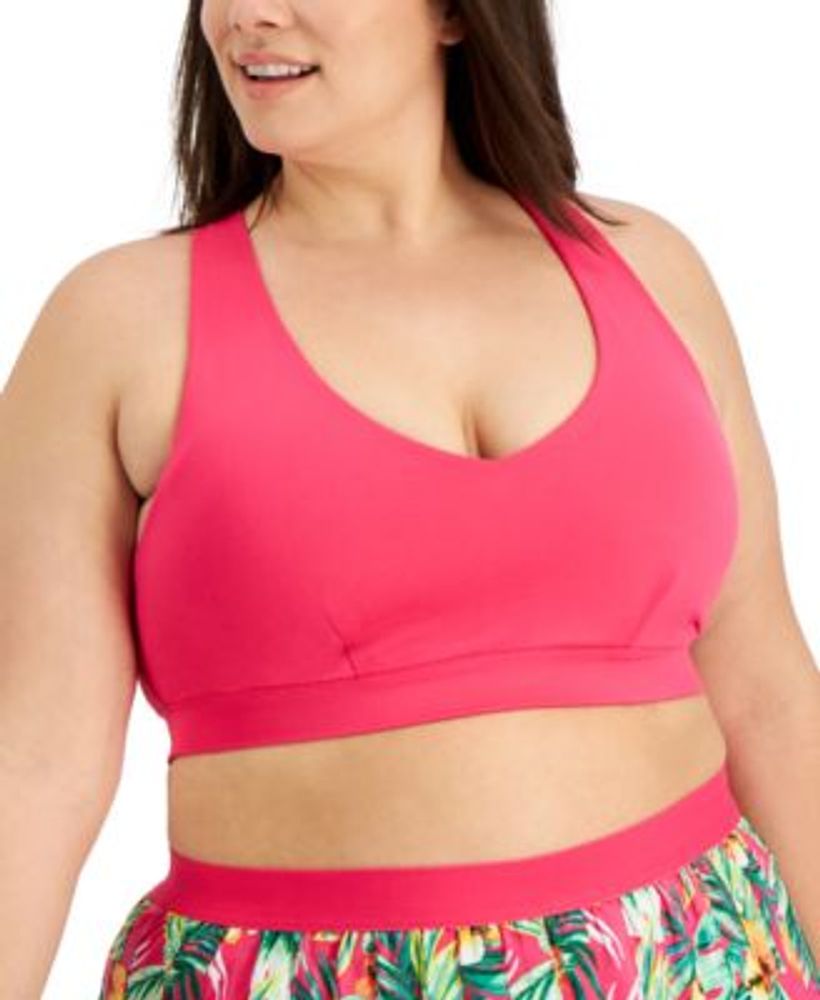 macys plus size sports bra