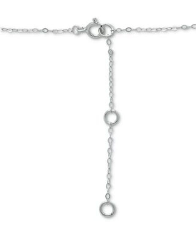 Giani Bernini Cubic Zirconia Circle Mom Pendant Necklace in 18k