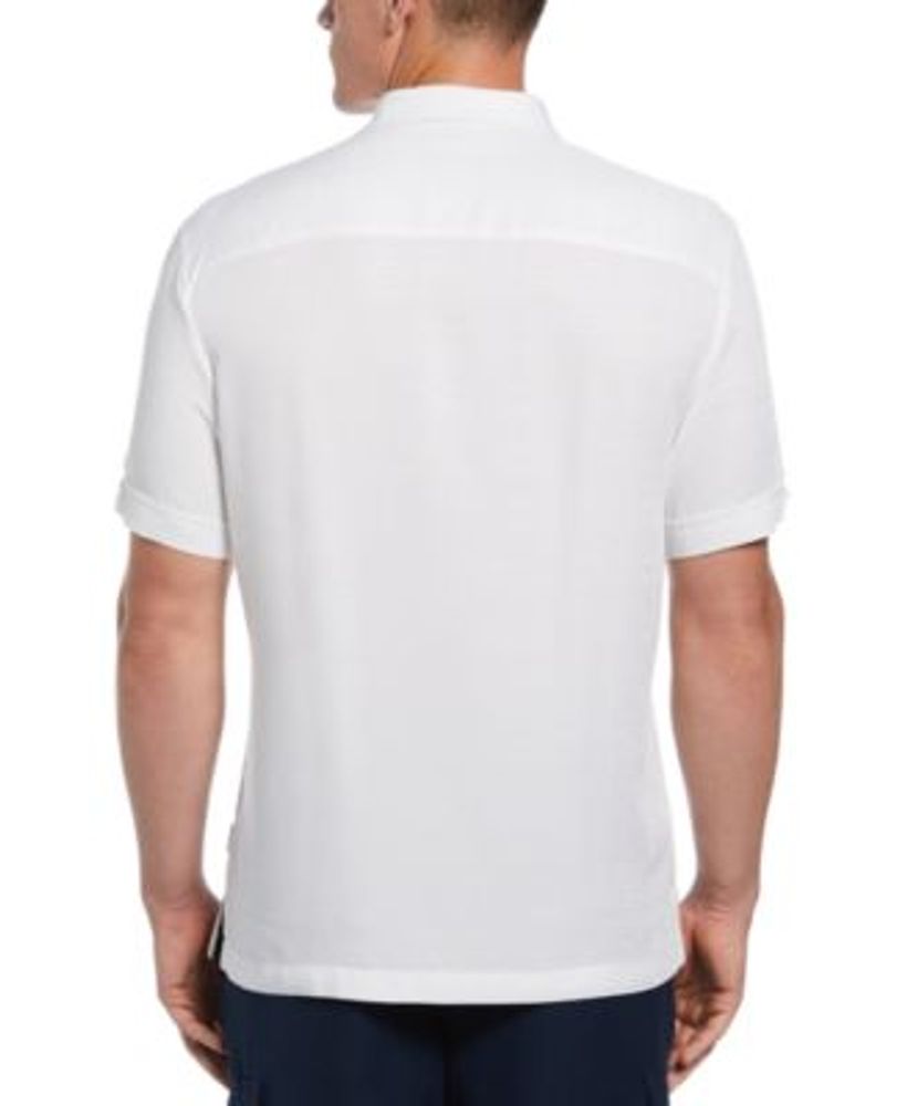 Men's Textured Scenic-Print Shirt