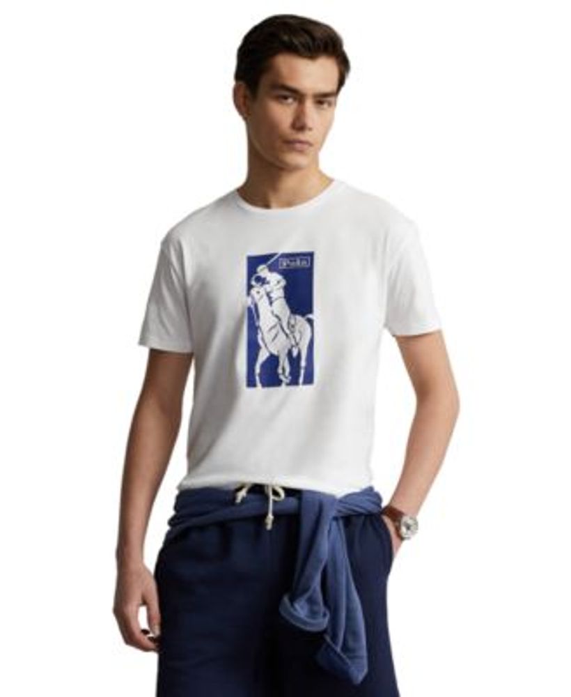 Polo Ralph Lauren Men's Classic-Fit Big Pony Logo Jersey T-Shirt | Hawthorn  Mall