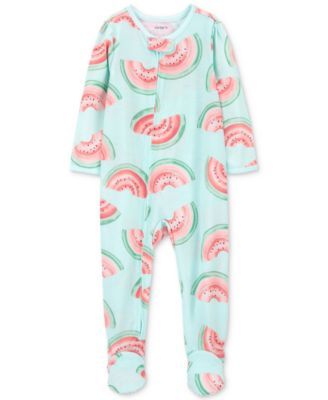 Toddler Girls One-Piece Snug Fit Footie Pajama
