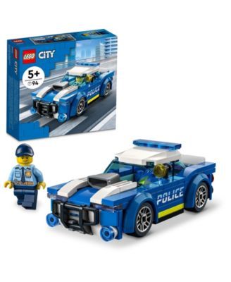 City Police Car Building Kit, Fun Toy, 94 Pieces