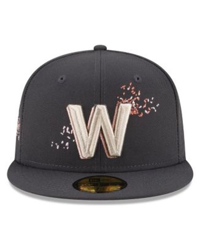 Men's New Era Graphite Washington Nationals 2022 City Connect Low Profile 59FIFTY Fitted Hat