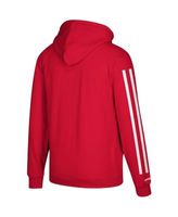 Mitchell & Ness Red Tampa Bay Buccaneers Three Stripe Pullover Hoodie