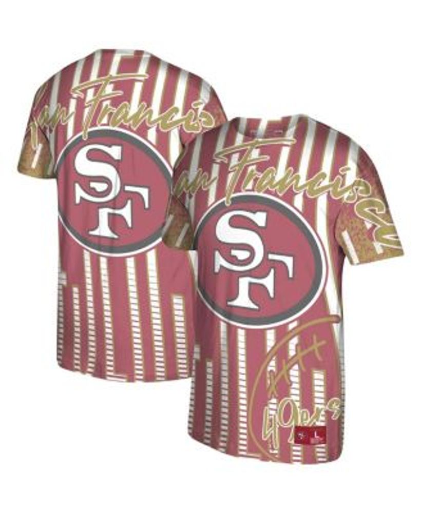 Nike Men's Heathered Charcoal and Scarlet San Francisco 49ers Tri