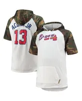 Profile Men's Fernando Tatis Jr. White/Camo San Diego Padres Player Big & Tall Raglan Hoodie T-Shirt