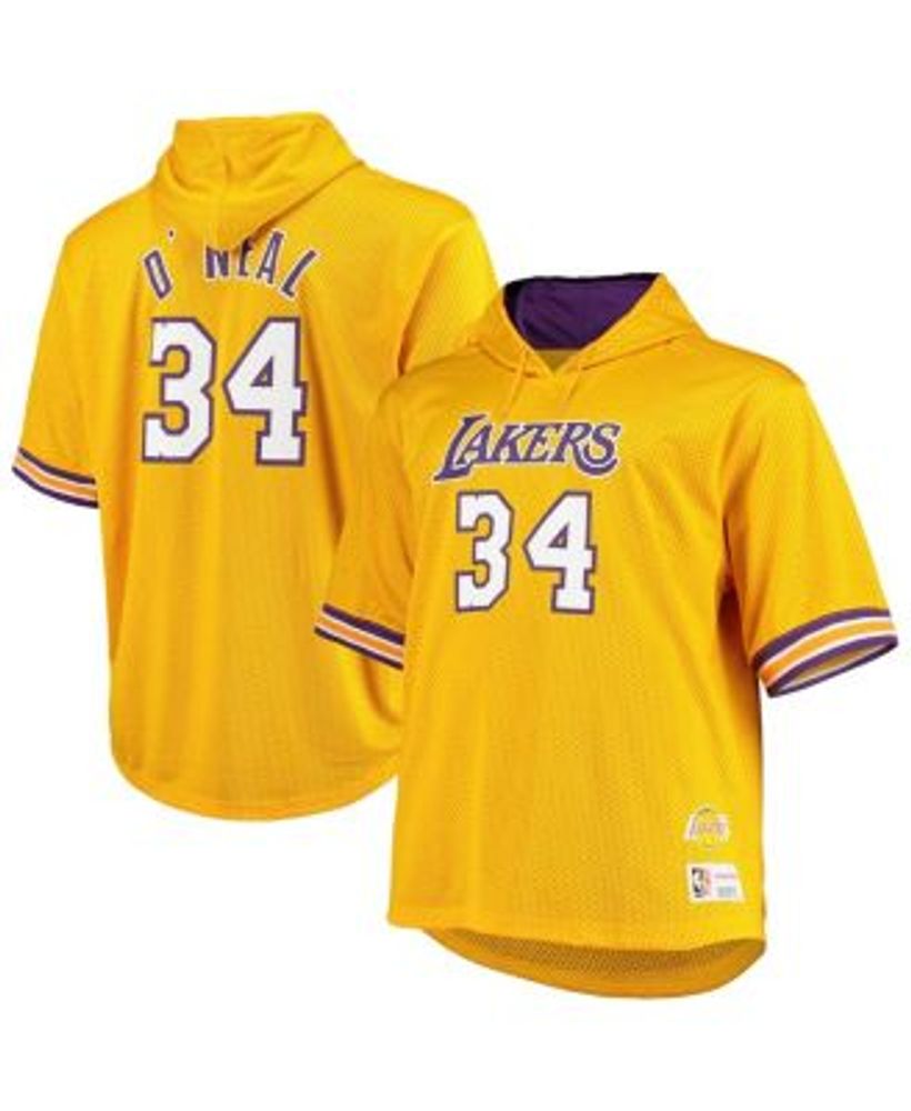 Men's Mitchell & Ness Magic Johnson Purple Los Angeles Lakers Big