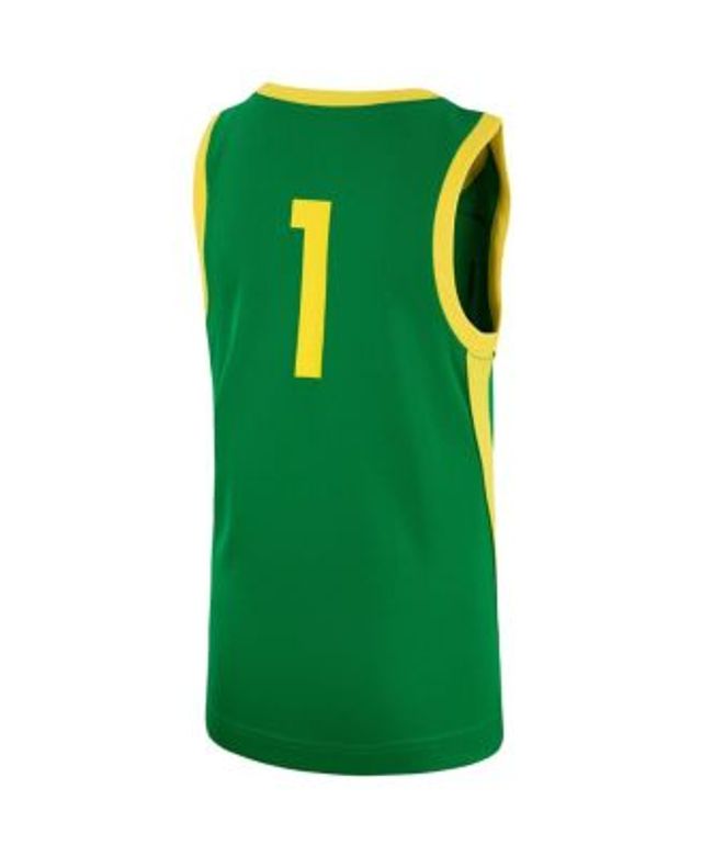 Nike Youth Boys #1 Green Oregon Ducks Team Replica Basketball Jersey