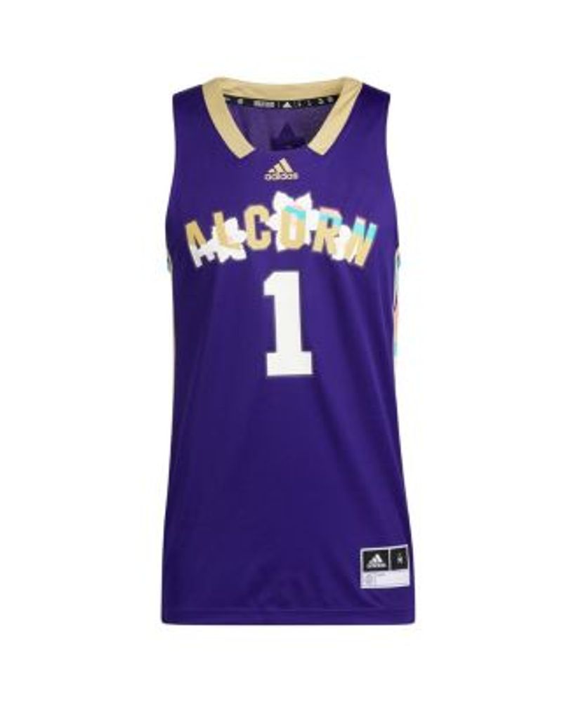 Men's adidas #1 Khaki Alcorn State Braves Honoring Black Excellence  Basketball Jersey