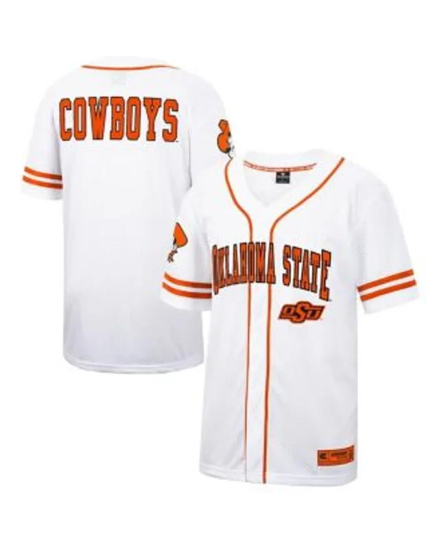 Colosseum Men's White and Orange Oklahoma State Cowboys Free