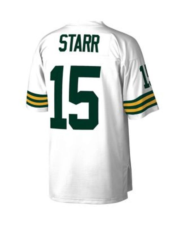 Men's Mitchell & Ness Bart Starr Green Green Bay Packers Big & Tall 1968  Retired Player Replica Jersey 