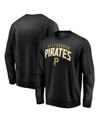 Men's Pittsburgh Pirates Nike Heathered Gray Team Logo Element Performance  Half-Zip Sweatshirt