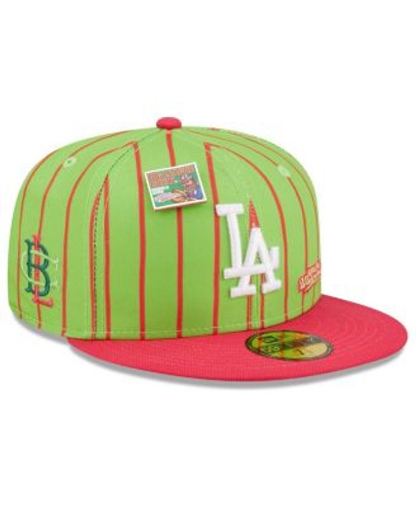 Los Angeles Angels New Era Chrome Rogue 59FIFTY Fitted Hat - White/Pink