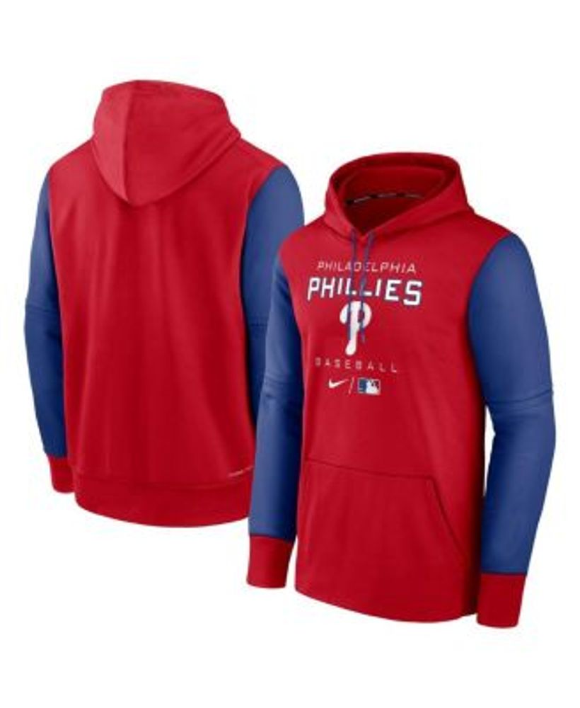 Profile Men's Royal, Red Chicago Cubs Big and Tall Pullover Sweatshirt Royal,Red