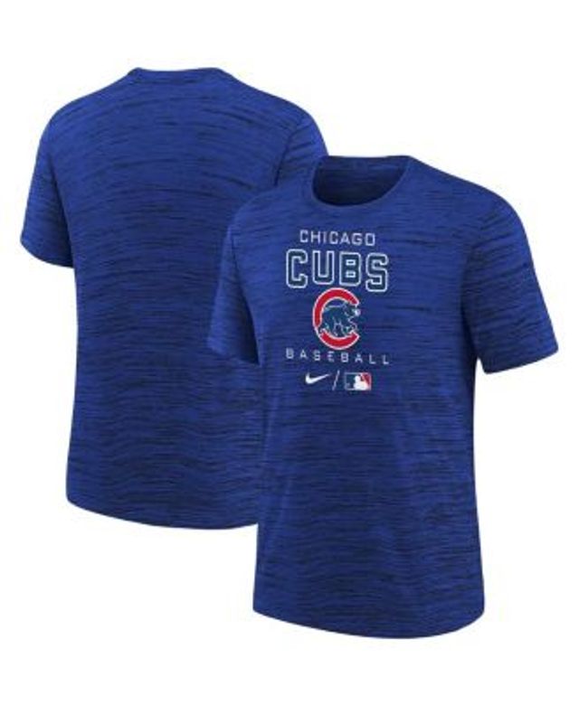 Outerstuff Youth Royal Chicago Cubs Camo Base T-Shirt Size: Medium