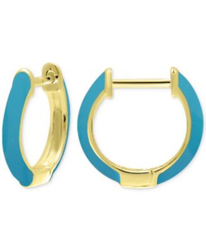 Giani Bernini Infinity Accent Small Hoop Earrings in Sterling Silver,  0.75, Created for Macy's, Created for Macy's