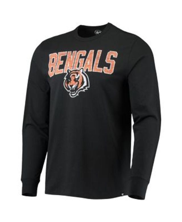 Men's '47 Black Cincinnati Bengals Conrider Franklin T-Shirt