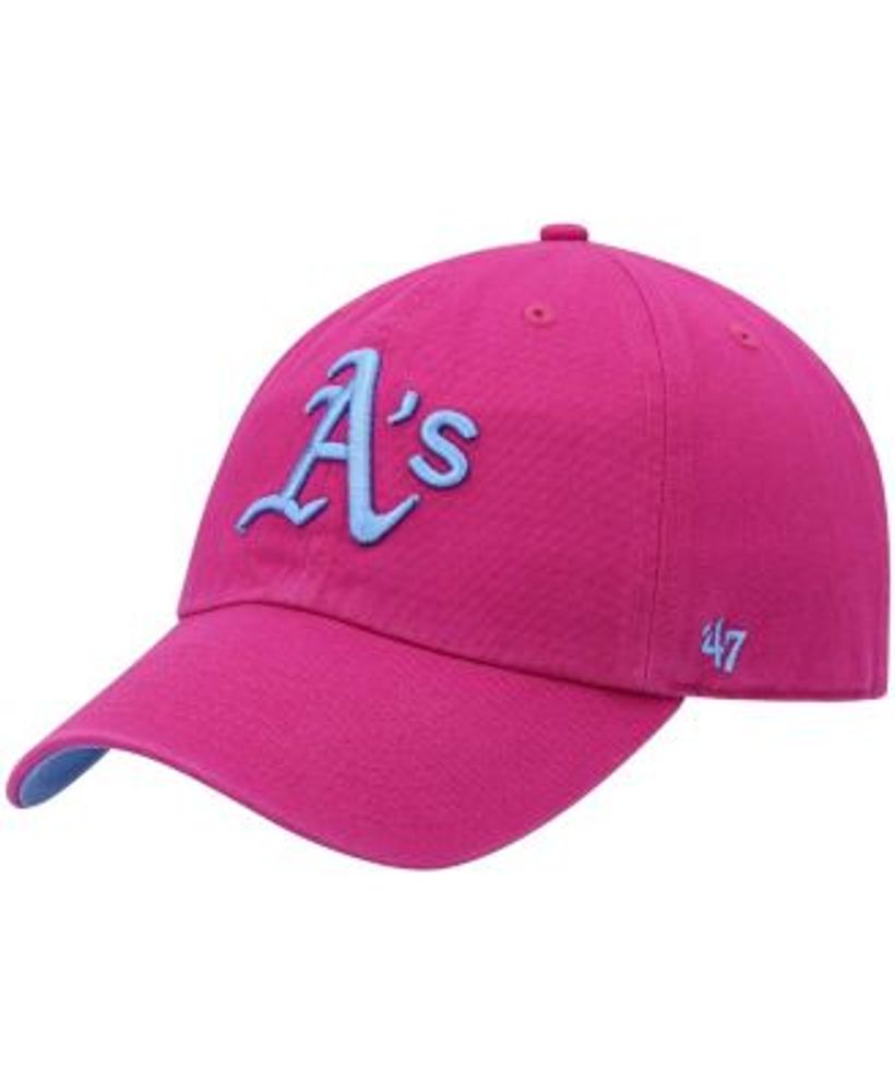 Men's Oakland Athletics New Era Khaki/Olive Pink Undervisor 59FIFTY Fitted  Hat