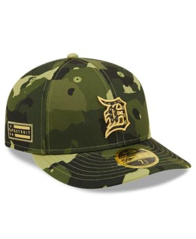 Detroit Tigers New Era MLB Armed Forces Day Bucket Hat - Camo