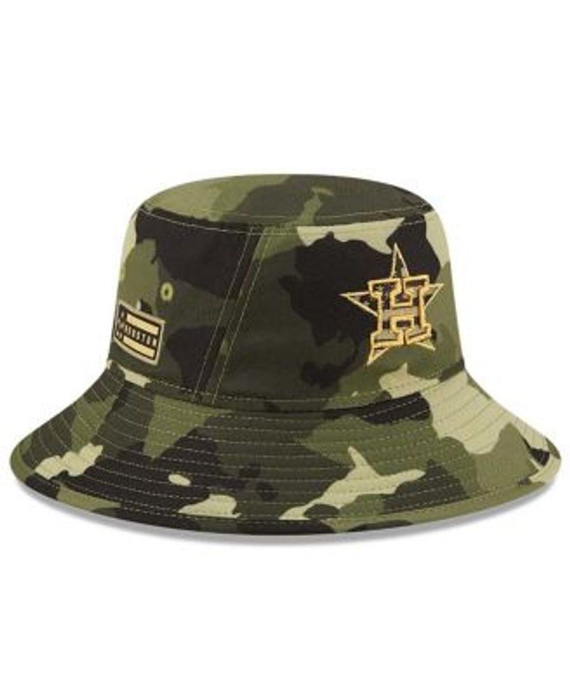 Detroit Tigers New Era MLB Armed Forces Day Bucket Hat - Camo