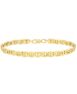 Men's Solid Mariner Chain (5-5/8mm) 10k Gold