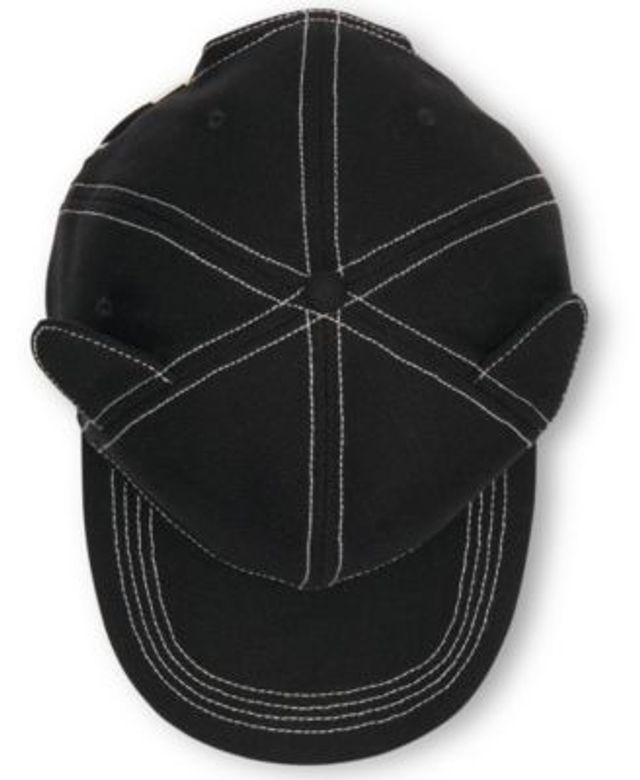 Karl Lagerfeld Cat Ears Baseball Hat in Black