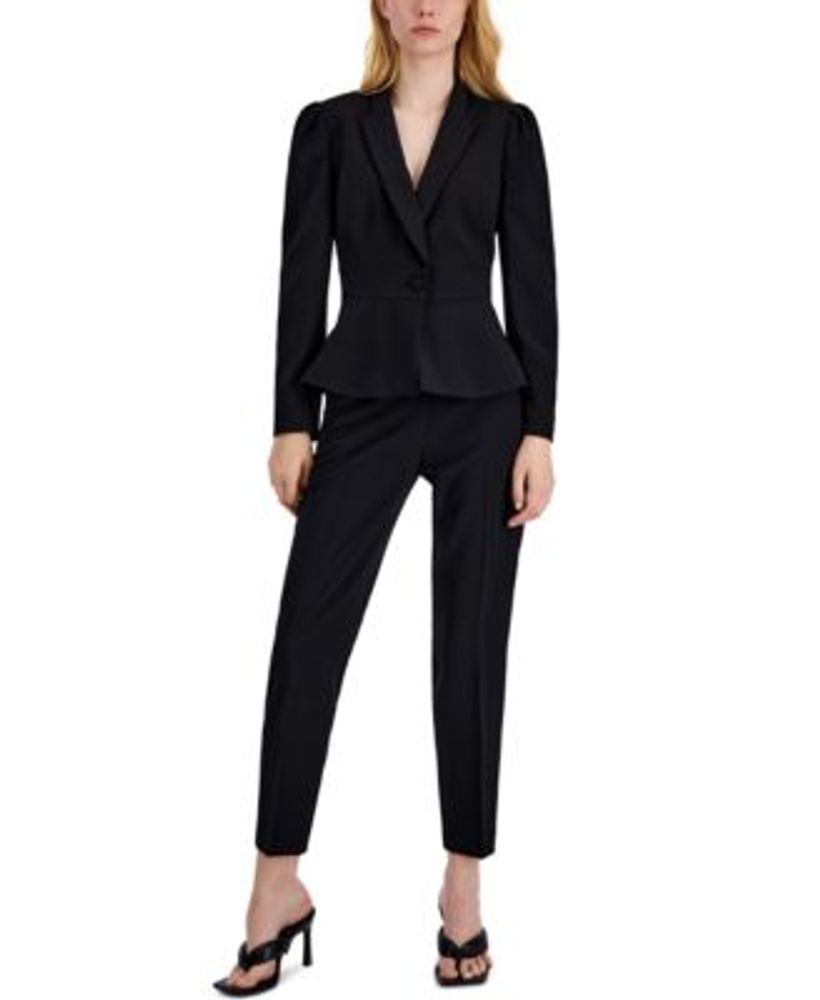 womens skinny pant suit