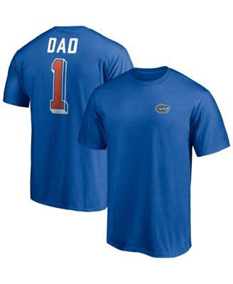 Men's Chicago Cubs Fanatics Branded Royal Number One Dad Team T-Shirt