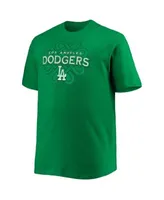 Profile Men's Kelly Green Los Angeles Dodgers Big & Tall Celtic T-Shirt