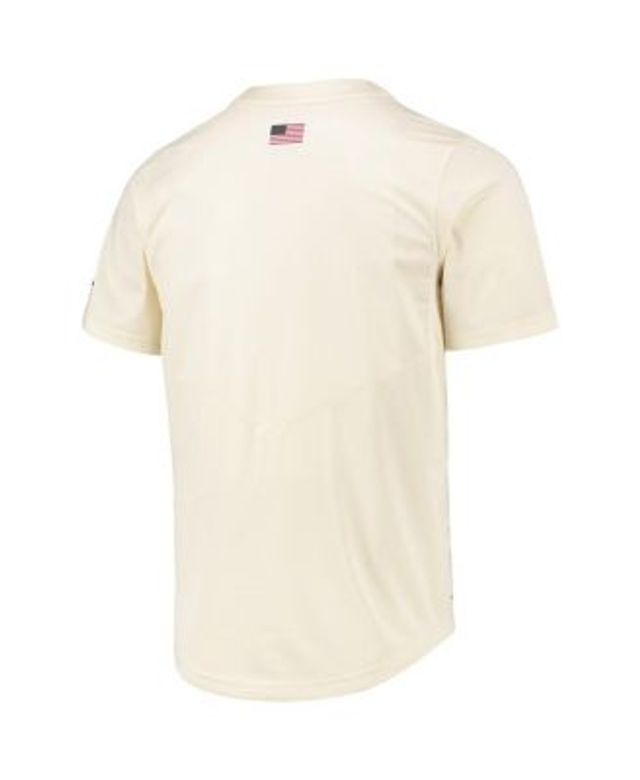 Razorbacks, Arkansas Nike Replica Cream Baseball Jersey