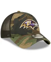 Men's New Era Camo Baltimore Ravens Classic Trucker 9FIFTY Snapback Hat