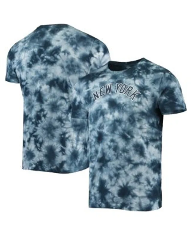 Youth New York Yankees Navy/White Tie-Dye Throwback T-Shirt