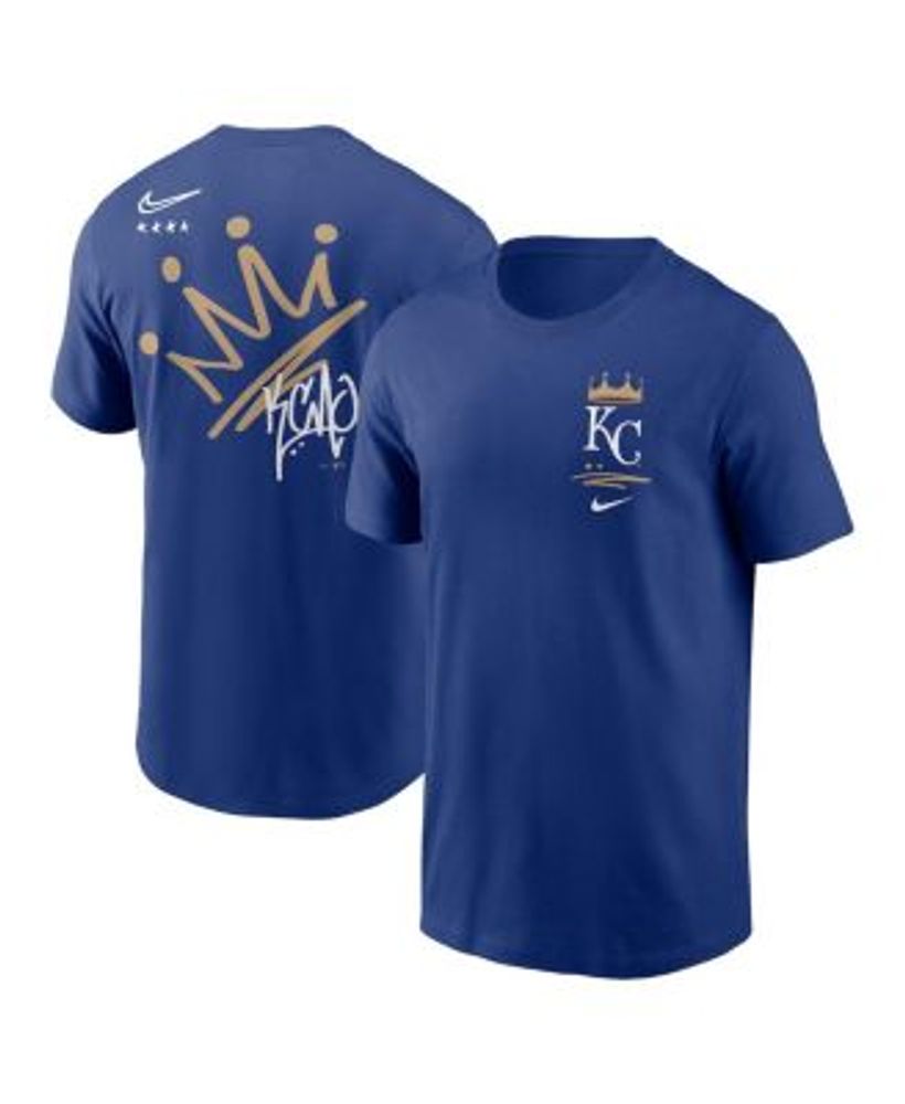 Nike Men's Royal Kansas City Royals Wordmark Local Team T-shirt