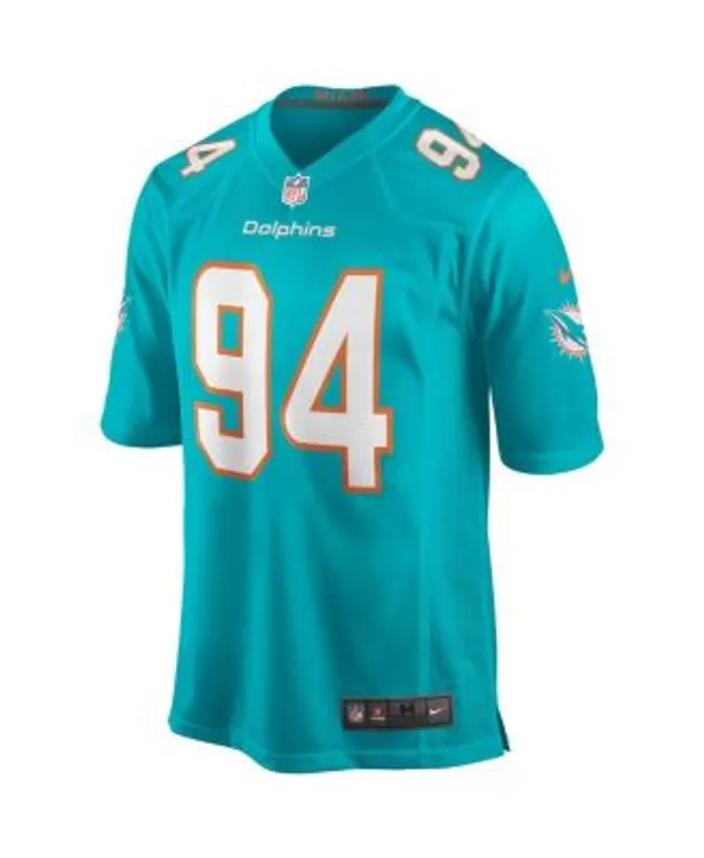 Men's Nike Christian Wilkins Aqua Miami Dolphins Game Jersey