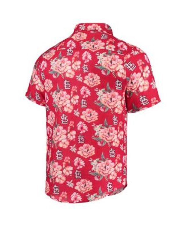 Men's Reyn Spooner Light Blue St. Louis Cardinals Kekai Performance Button-Up Shirt Size: Medium