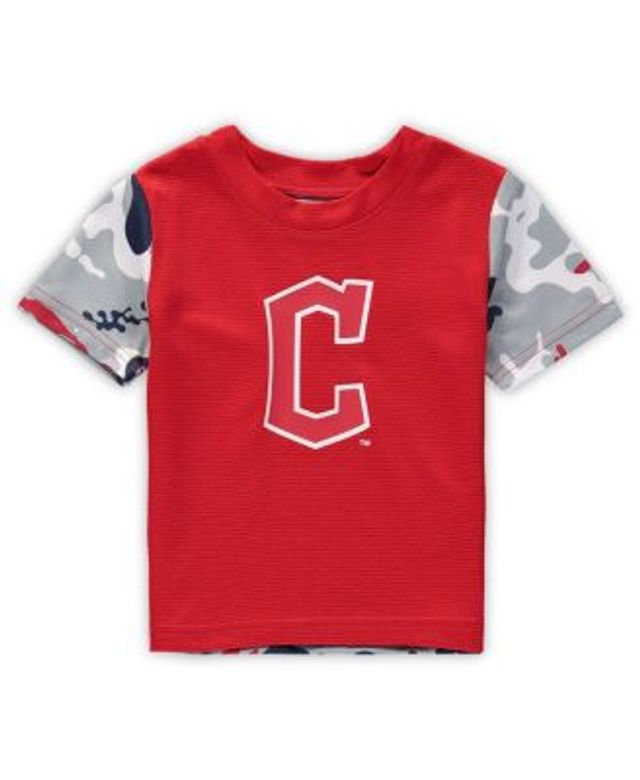 Outerstuff Infant Red/Heather Gray Chicago Cubs Ground Out Baller Raglan T-Shirt and Shorts Set