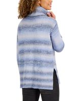 Women's Ribbed-Trim Turtleneck Sweater, Created for Macy's