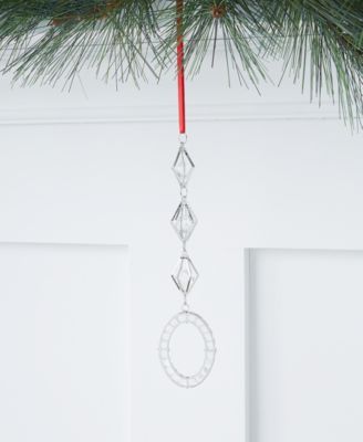 Holiday Lane Crystal Elegance Dimensional Chain Ornament, Created for Macy's
