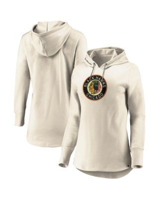 Women's Fanatics Branded Oatmeal St. Louis Cardinals True Classics Legacy  Quarter-Zip Hoodie 