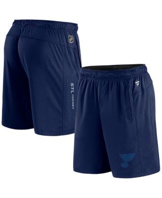 Men's Branded Navy St. Louis Blues Authentic Pro Travel and Training Shorts