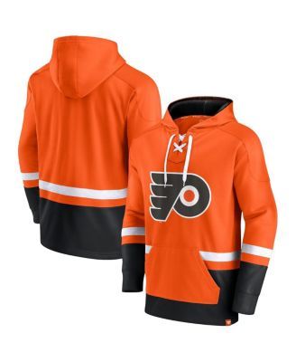 Philadelphia Flyers Fanatics Branded Women's Authentic Pro Locker Room  Pullover Hoodie - Black/Orange