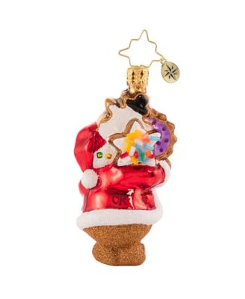 The Gingerbread Man Can Gem Glass Ornaments